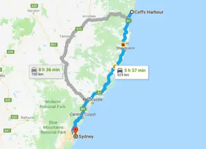 The Perfect East Coast Of Australia Itinerary. Australia East Coast must do, driving up the east coast of Australia, road map of the east coast of Australia, Australia east coast 4 week itinerary,