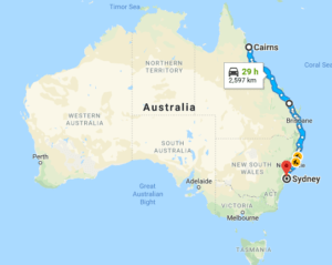 The Perfect East Coast Of Australia Itinerary. Australia East Coast must do, driving up the east coast of Australia, road map of the east coast of Australia, Australia east coast 4 week itinerary,