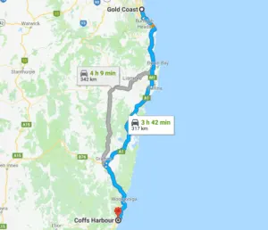 The Perfect East Coast Of Australia Itinerary. Australia East Coast must do, driving up the east coast of Australia, road map of the east coast of Australia, Australia east coast 4 week itinerary,