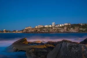 View of Manly beach in Australia 