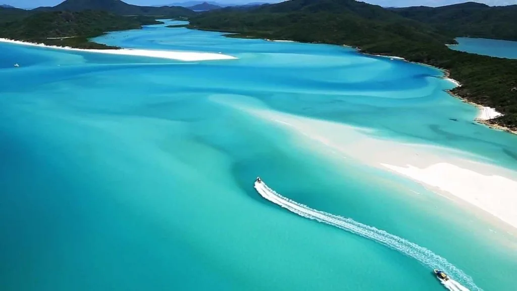 Whitehaven Beach and Hill Inlet, Whitsundays, Queensland