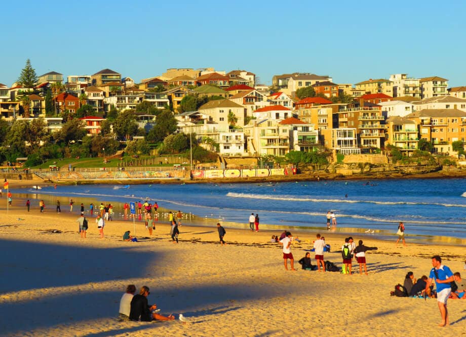 View of Bondi Beach, Sydney, Australia