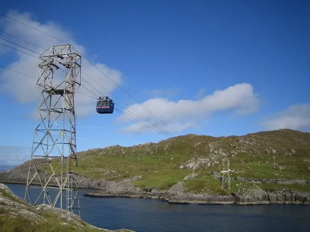 Cable car to Dursey Island Ireland