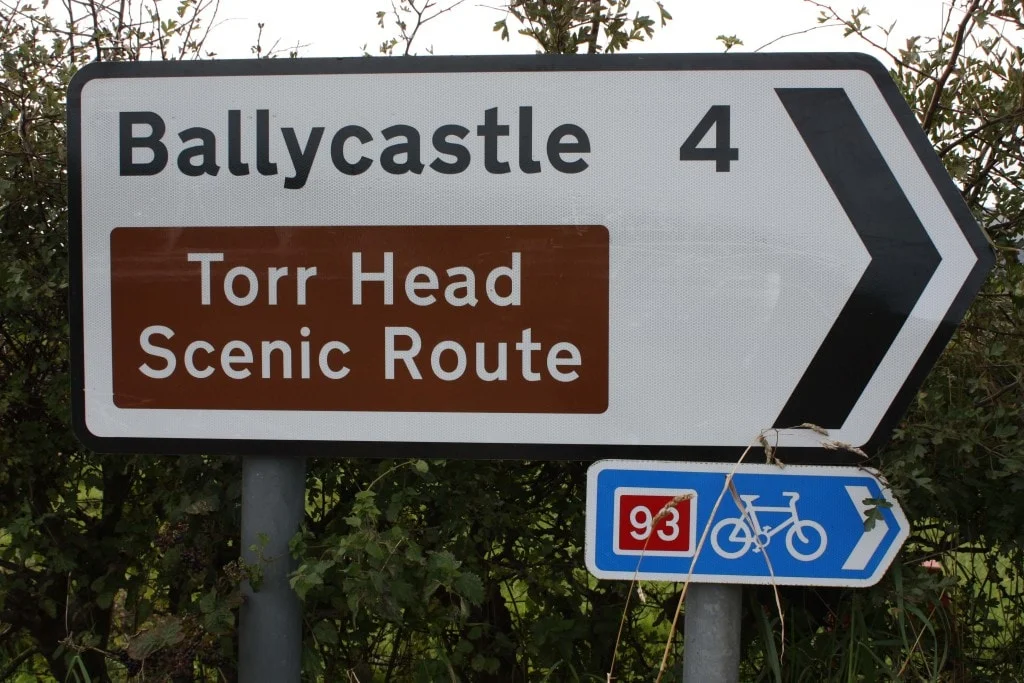 Torr Head sightseeing route