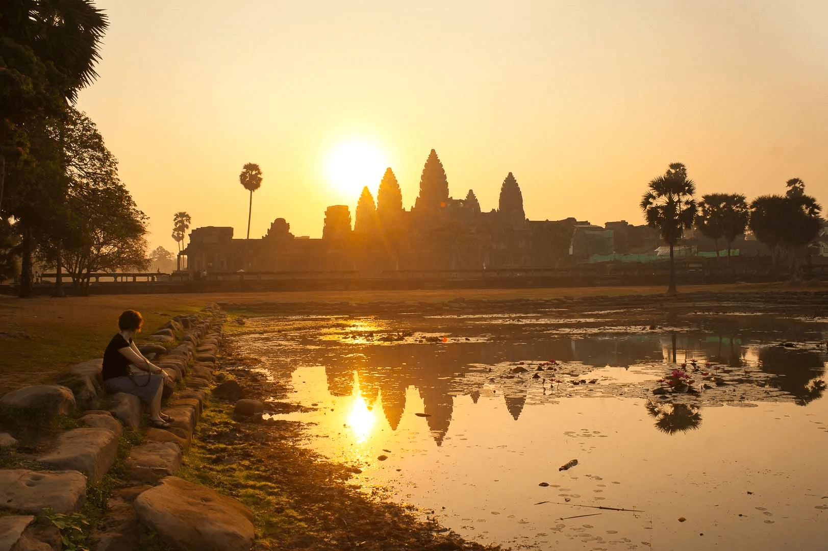Angkor Wat at sunset