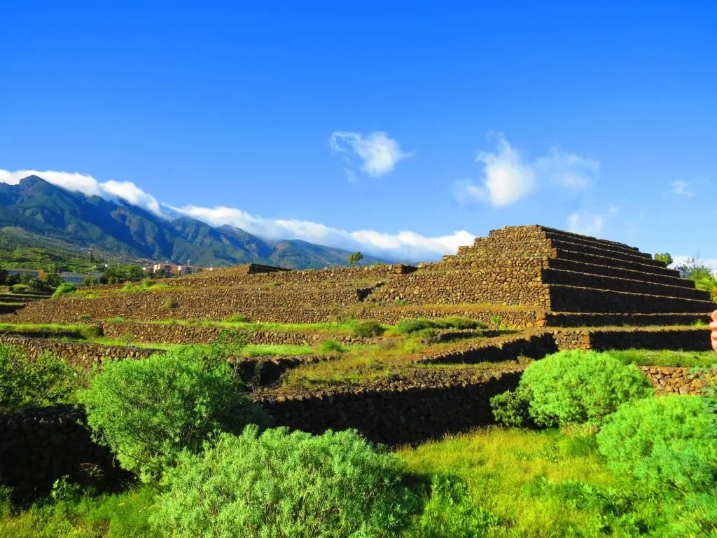 The pyramids de Güímar at Santa Cruz de Tenerife 