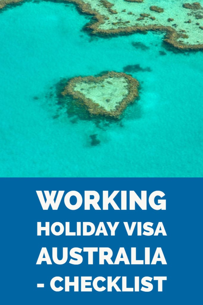 Working Holiday Visa Australia Checklist (Subclass 417)