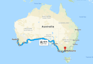 Things to see on Perth to Melbourne road trip.