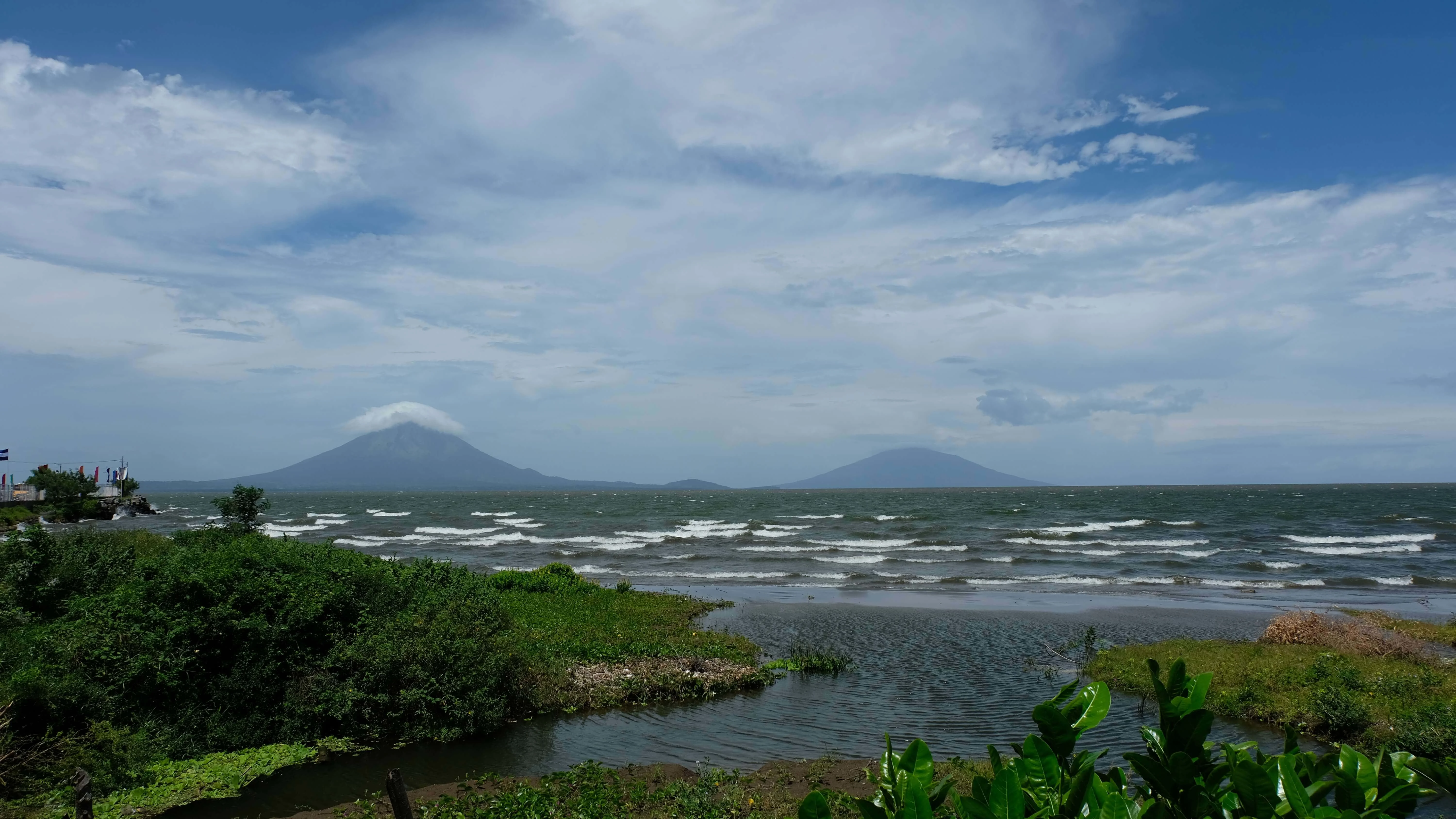 Things to do in Ometepe Island the view from before you get to the island