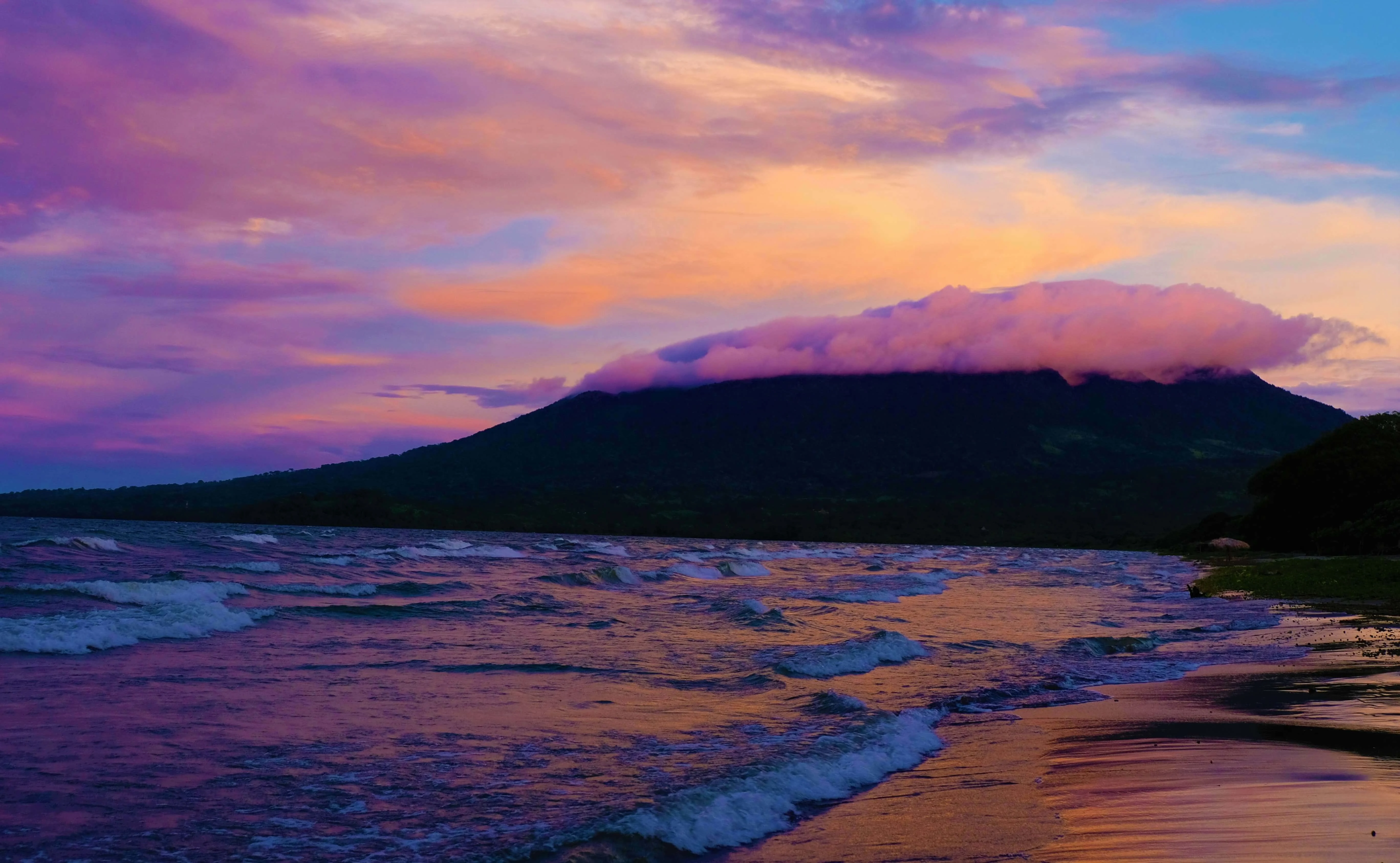 Top thing to do in Ometepe Island - watch the sunset.