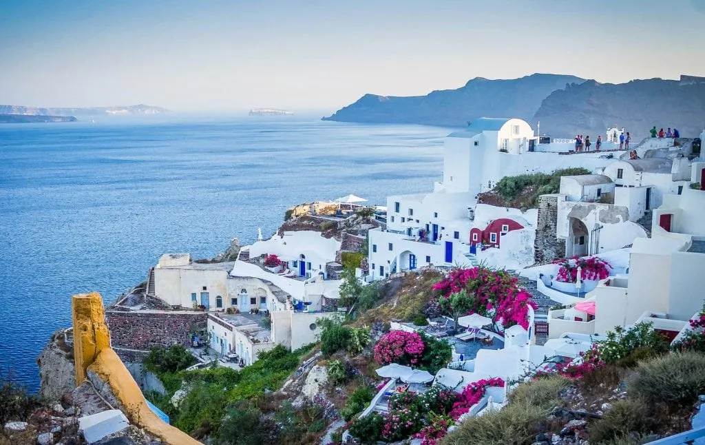 Oia village on the caldera, Santorini
