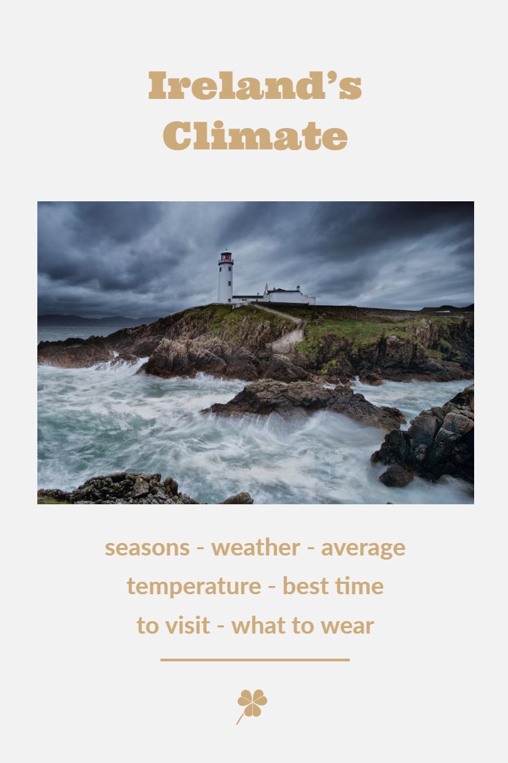 Learn everything you need to know about Ireland's climate including average temperatures, the best time to visit, and tips before you visit Ireland
