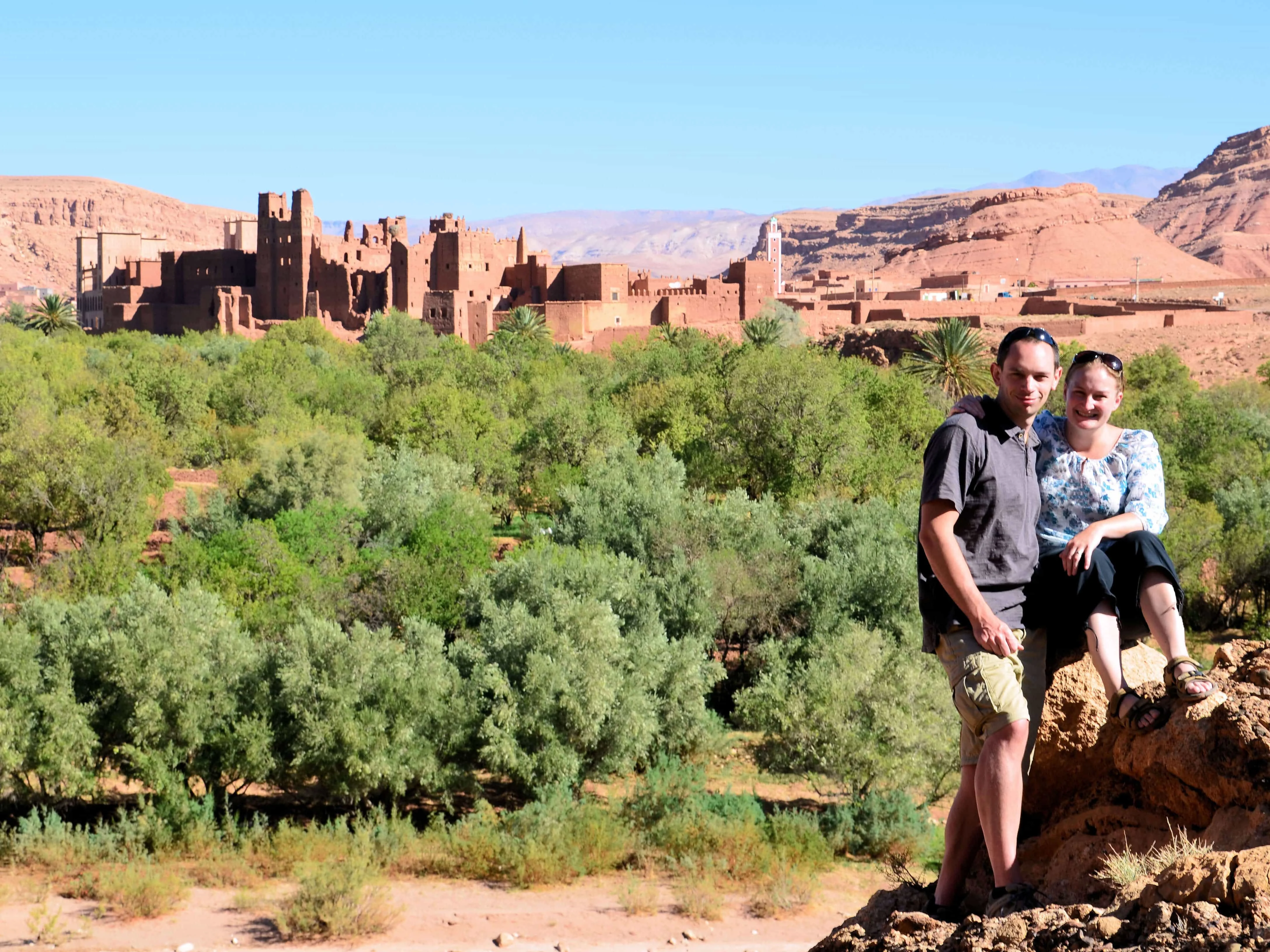 Heather and Peter in Morocco top travel bloggers