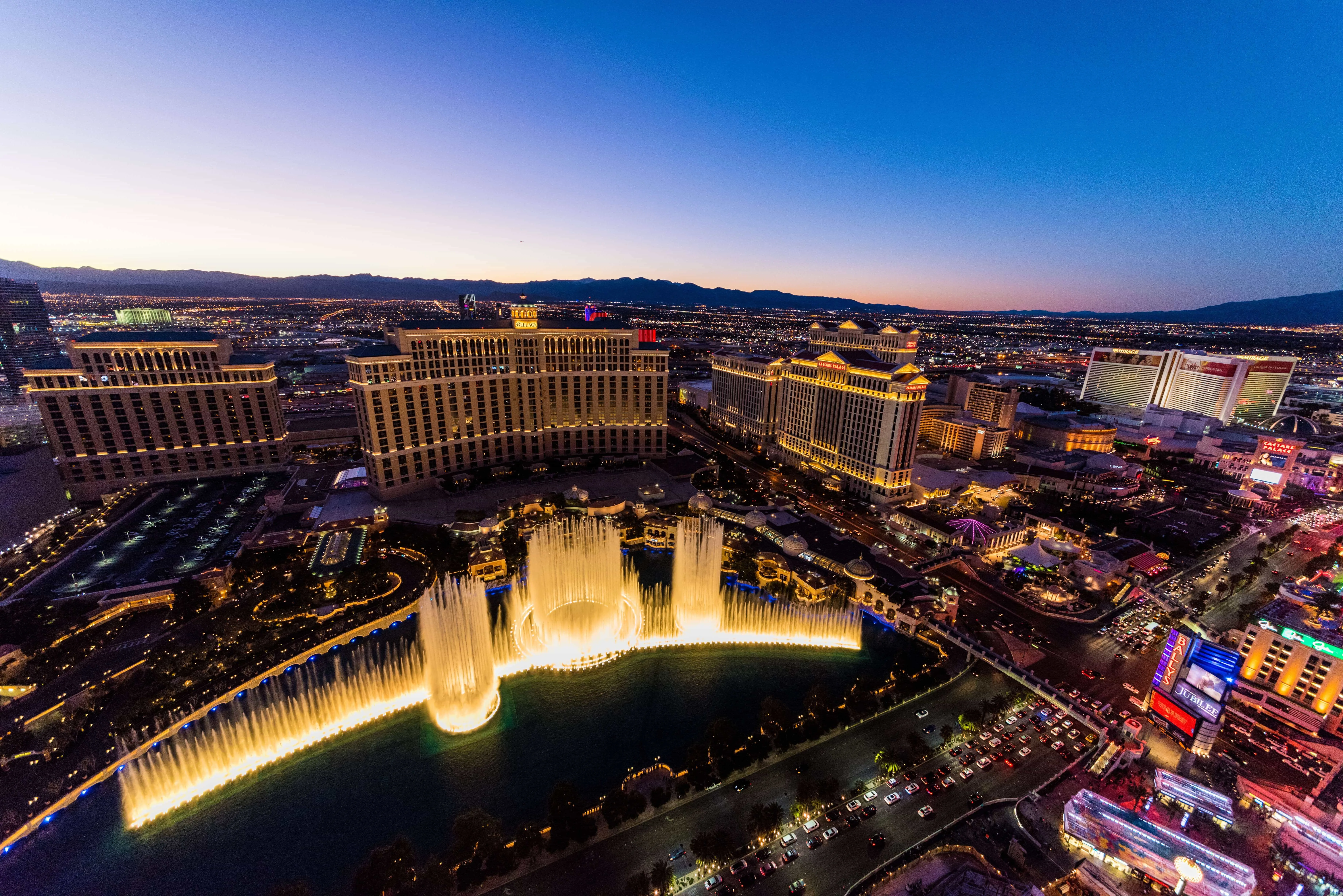 Las Vegas views from above