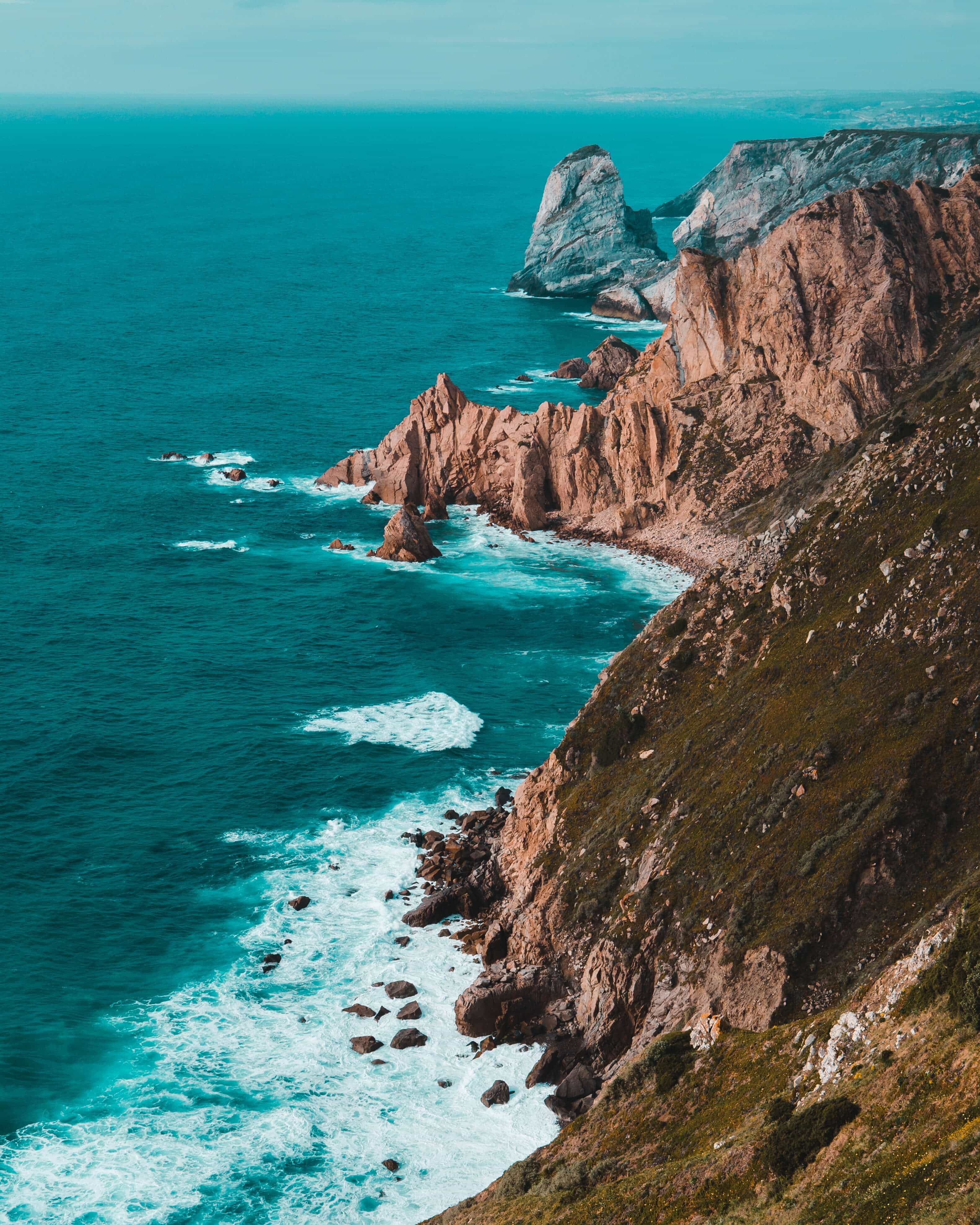 The cliffs at Cabo da Roca, the westernmost point of Europe