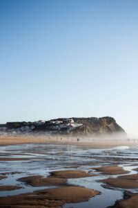 Peniche, Portugal.Surfing in Peniche.