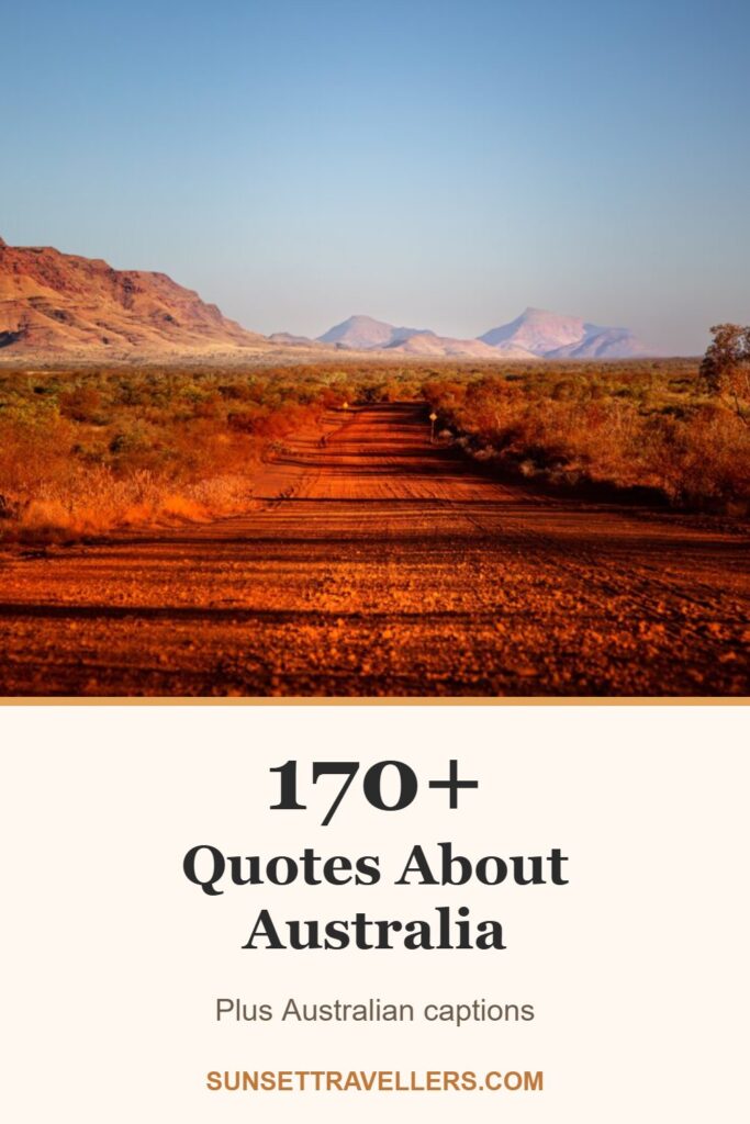 170+ quotes about australia and Australian Instagram captions