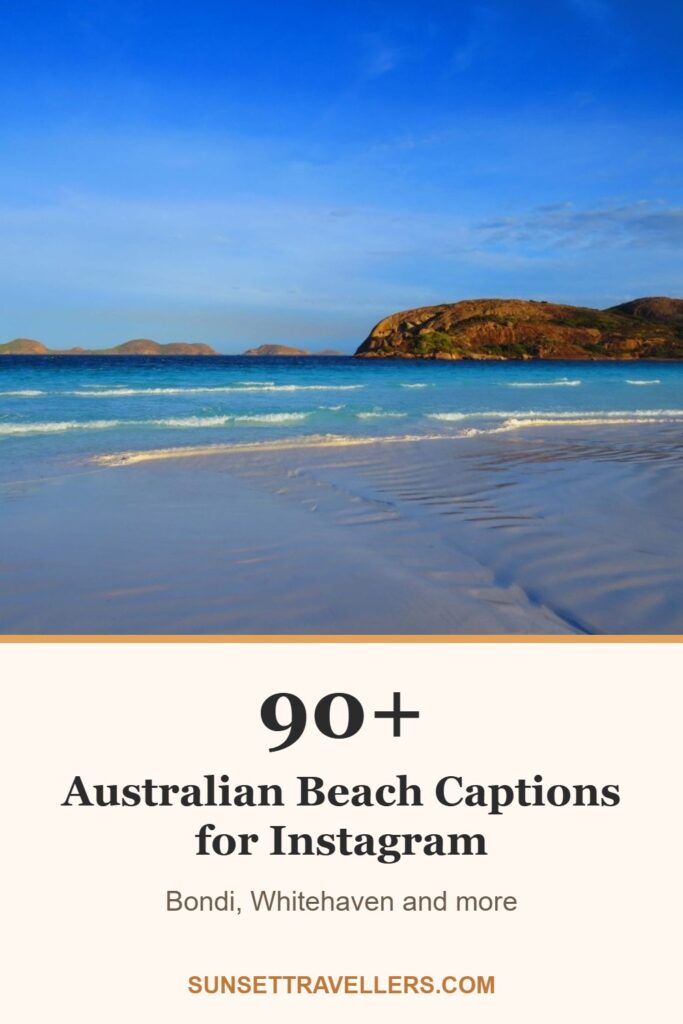 90+ australian beach captions for Instagram: bondi, whitehaven and more