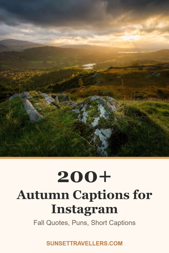 200+ autumn captions for Instagram: fall quotes, puns, short captions