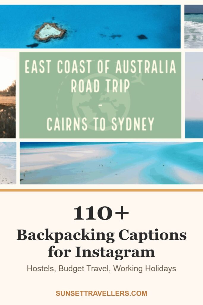 110+ backpacking captions for Instagram: hostels, budget travel, working holidays