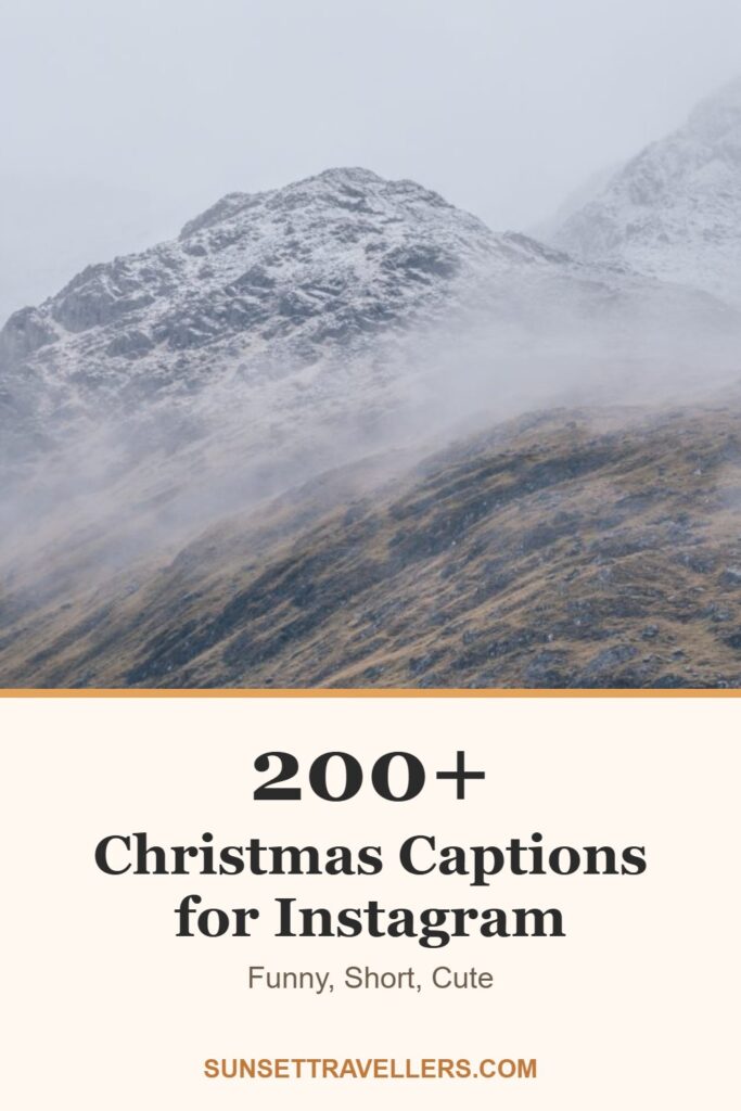 200+ christmas captions for Instagram: funny, short, cute