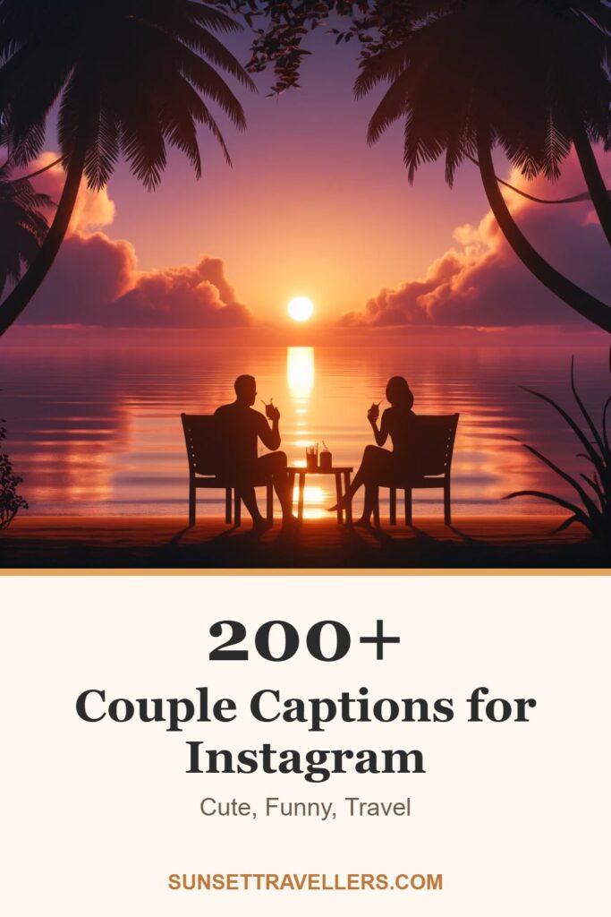 200+ couple captions for Instagram: cute, funny, travel