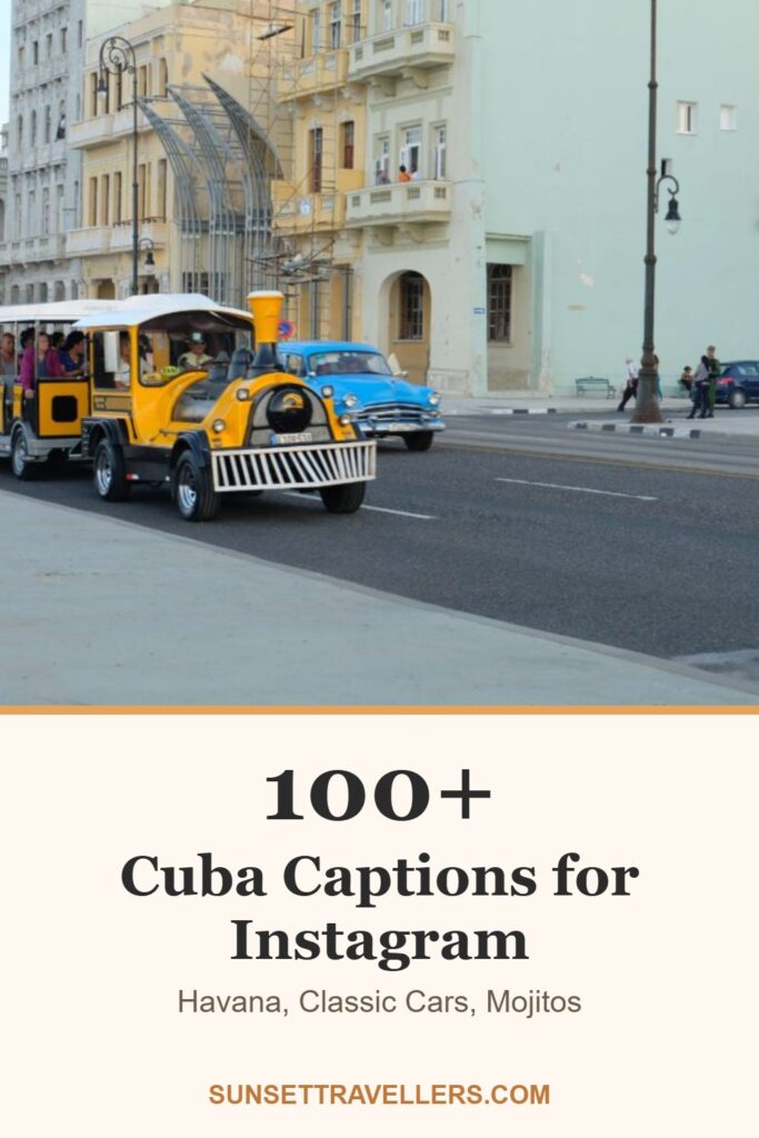 100+ cuba captions for Instagram: havana, classic cars, mojitos