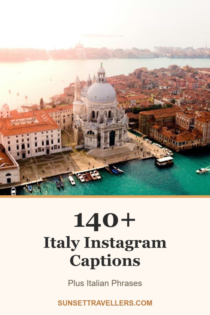 140+ italy instagram captions for Instagram: plus italian phrases