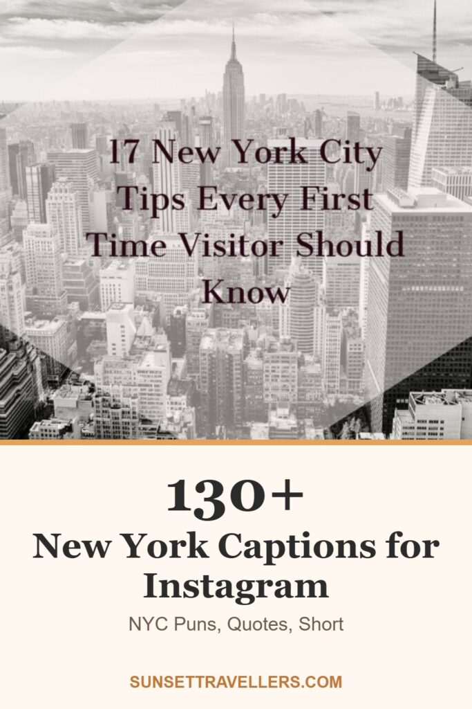 130+ new york captions for Instagram: nyc puns, quotes, short