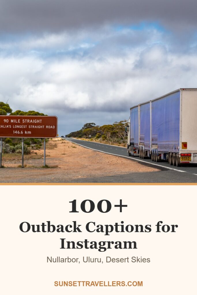 100+ outback captions for Instagram: nullarbor, uluru, desert skies