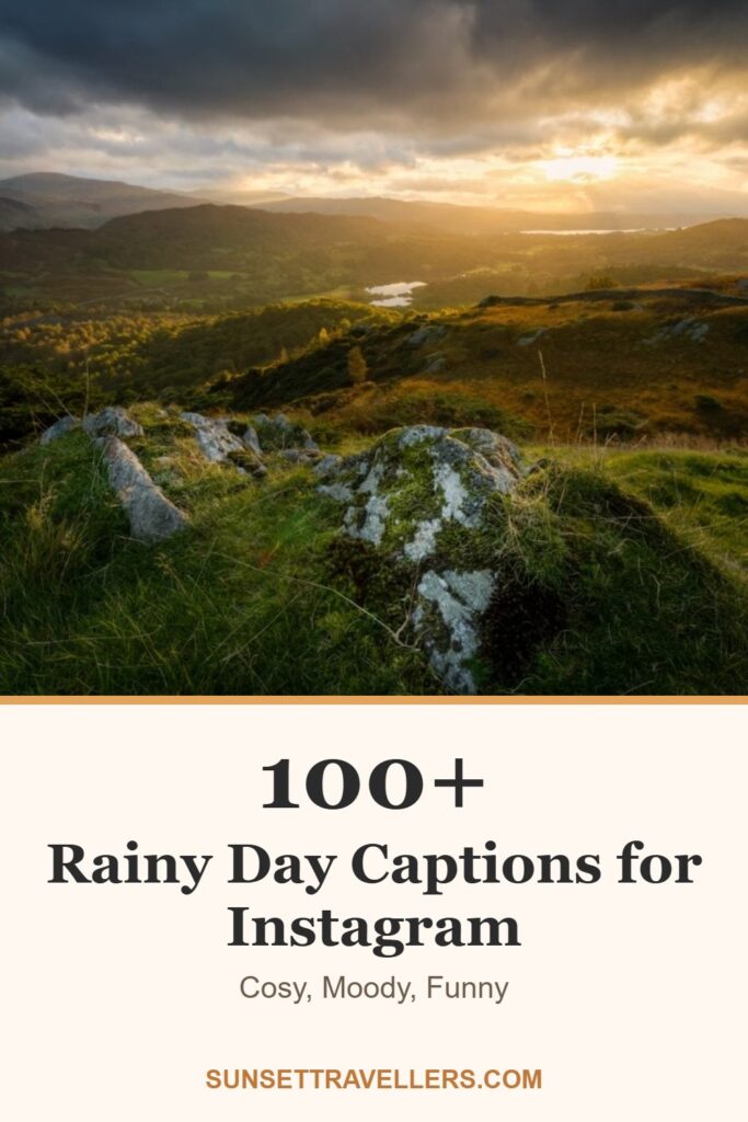 100+ rainy day captions for Instagram: cosy, moody, funny