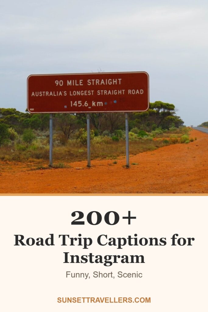 200+ road trip captions for Instagram: funny, short, scenic