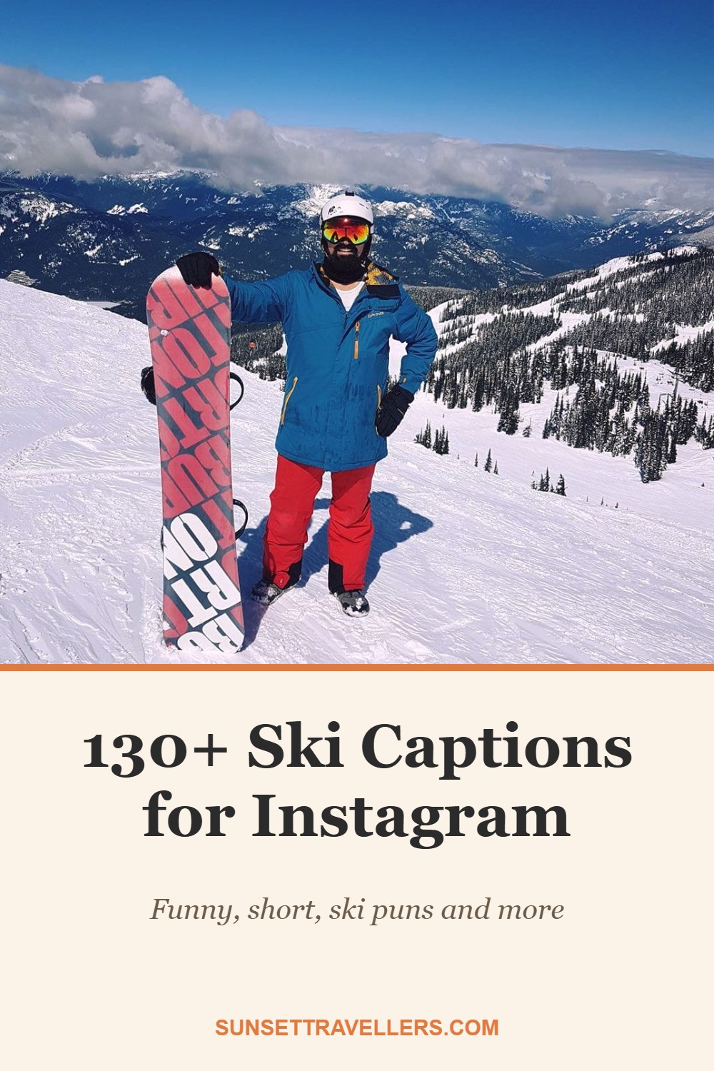 130+ ski captions for Instagram: funny, short, ski puns and more