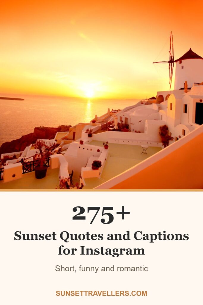 275+ sunset quotes and captions for Instagram: short, funny and romantic