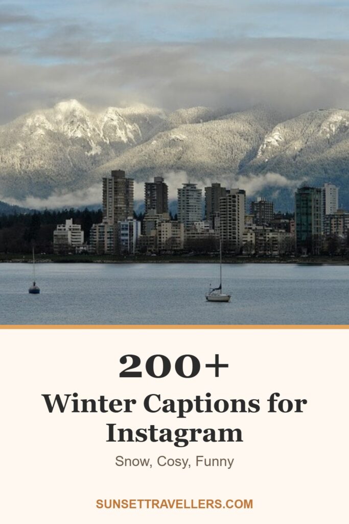 200+ winter captions for Instagram: snow, cosy, funny